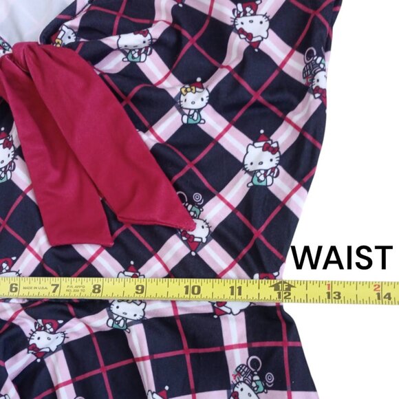 Unique Vintage x Hello Kitty Dress Christmas Size MEDIUM 6/8 New NWT - Picture 9 of 13